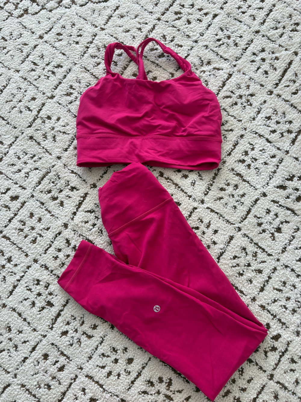 Lululemon Hot Pink Set